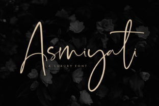 Asmiyati: A Luxurious Script Font for Web Design
