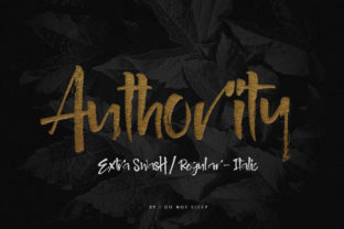 Authority: A Font That Speaks with Confidence