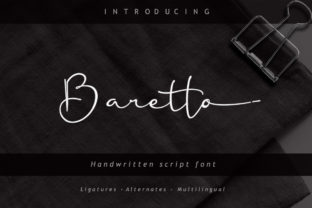 Baretto: A Script Font for Digital Design Excellence