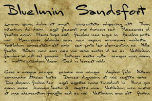 Bluelmin Sandsfort: A Handwritten Font for Campaign Creativity