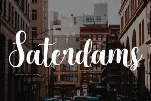 Boost Your Brand with the Saterdams Typeface