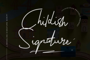 Childish Signature: A Versatile Script Font for Web Design