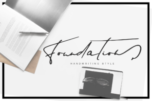 Foundation: A Versatile Script Font for Editorial Design