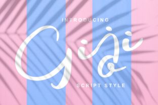 Giji: A Script Font with Soul for Editorial Design