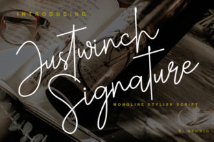Justwinch Signature: A Timeless Script Font for Web Design
