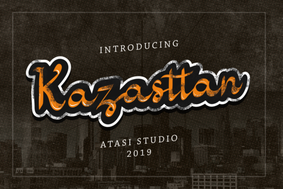 Kazasttan: A Font That Breathes Character into Every Project