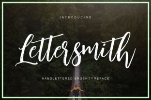 Lettersmith: A Script Font for Digital Branding and Web Design