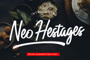 Neo Hestages: A Brush Script Font That Cuts Through the Feed
