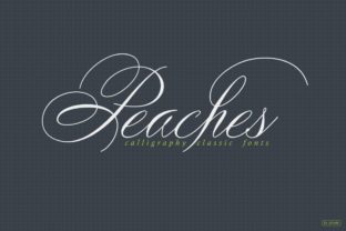 Peaches: A Script Font for Elegant Editorial Design