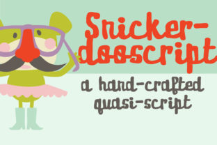 Snickerdooscript: A Whimsical Script for Editorial Elegance