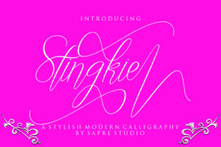 Stingkie: The Script Font That Elevates Your Digital Brand