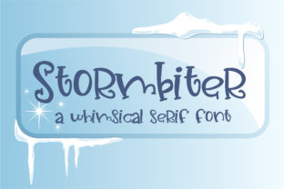 Stormbiter: A Serif Font That Speaks in Rhythm