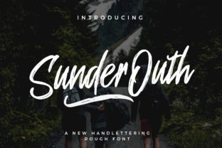 Sunder Outh: A Script Font for Creative Crafters