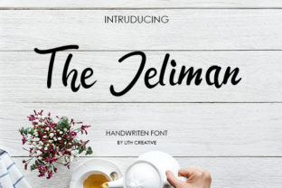 The Jeliman: A Modern Calligraphy Font for Editorial Design