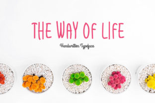 The Way of Life: A Handwritten Font for Creative Branding