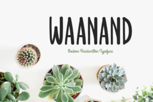 Waanand: A Handwritten Font for Editorial Design and Branding