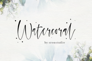 Watercoral: A Script Font for Creative Campaigns